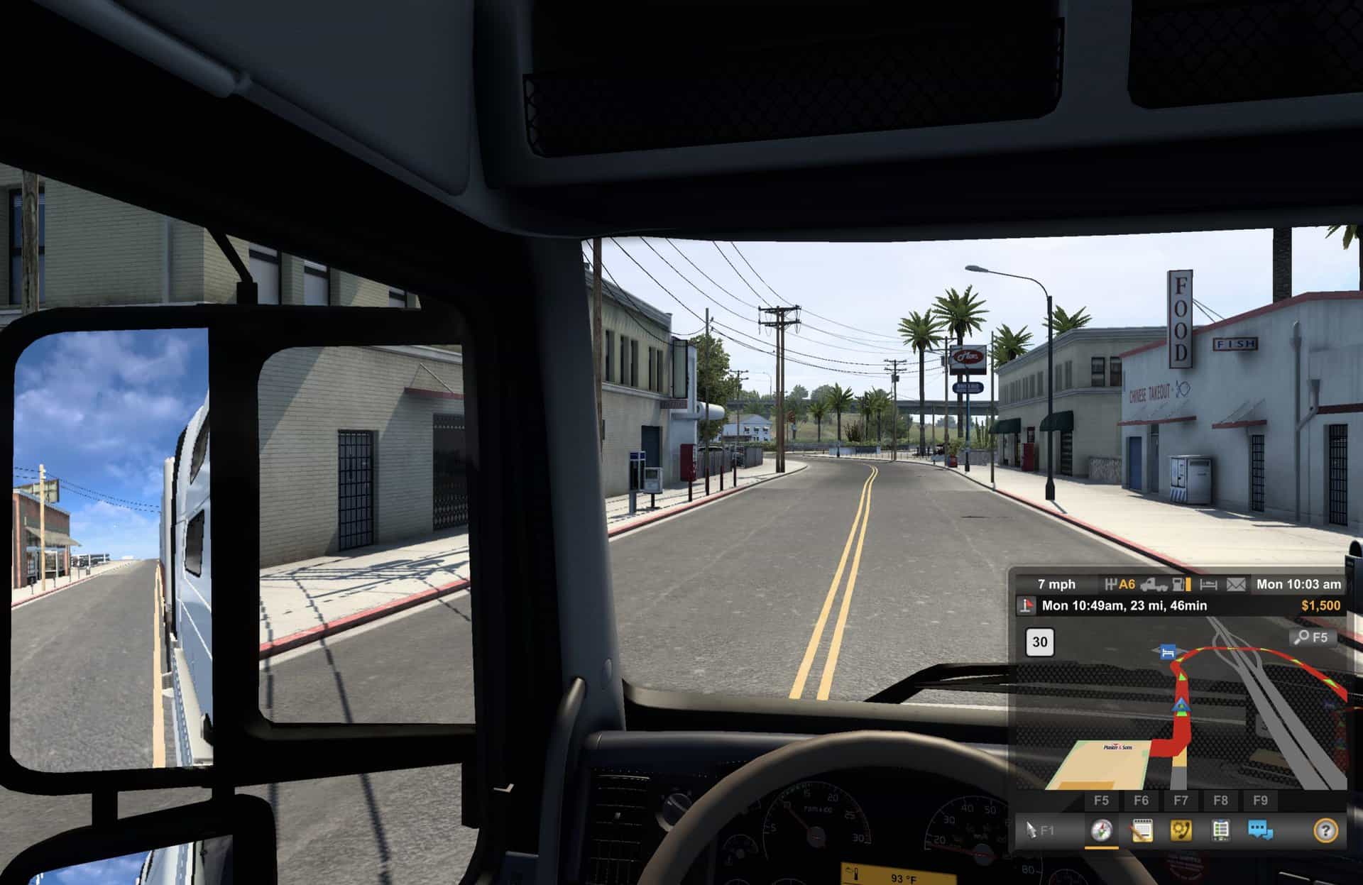 American Truck Simulator M1 Mac gameplay