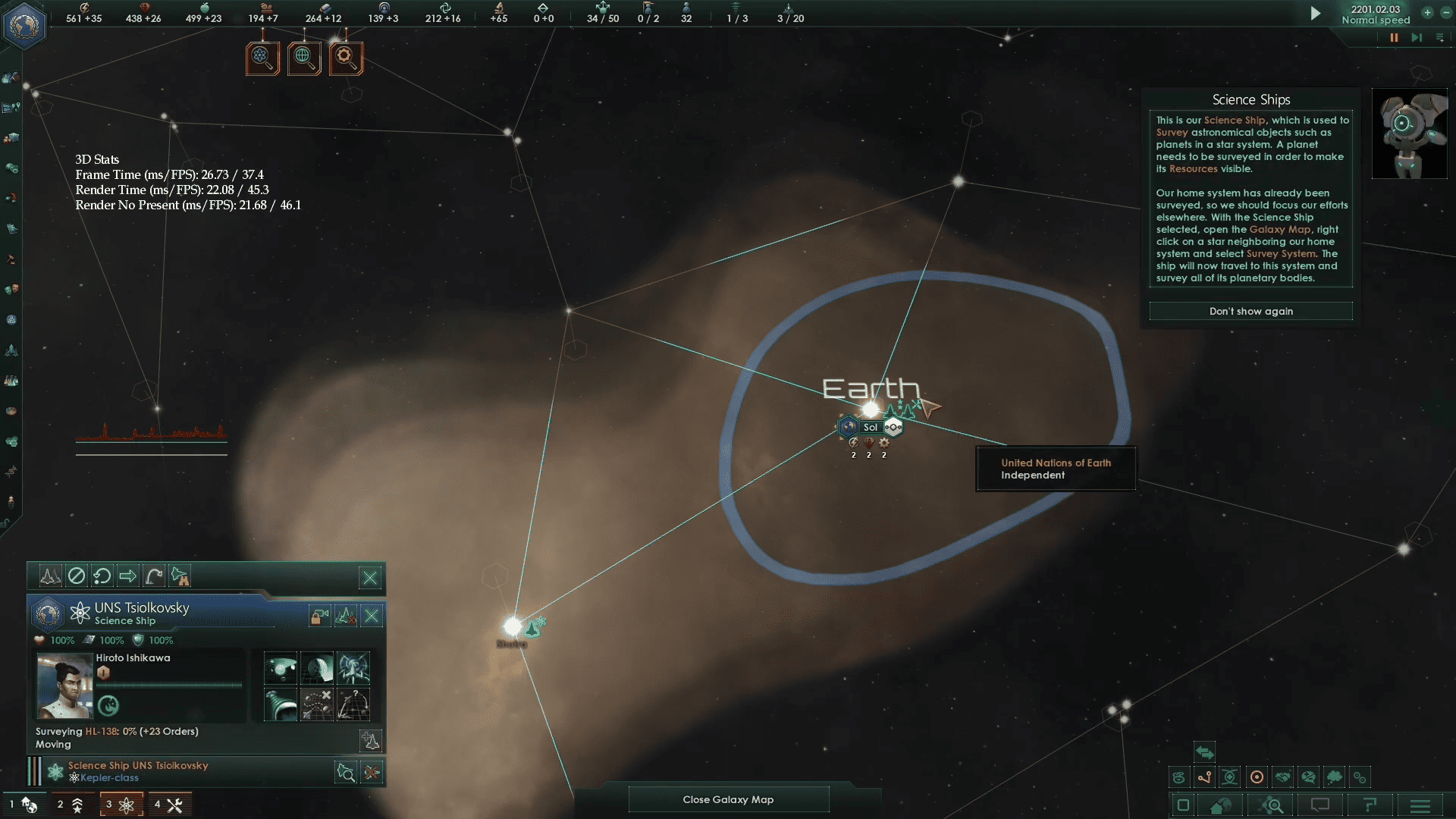 Stellaris on MacBook Air M1 2020